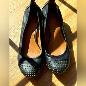 Lucky Brand Studded Leather Flats